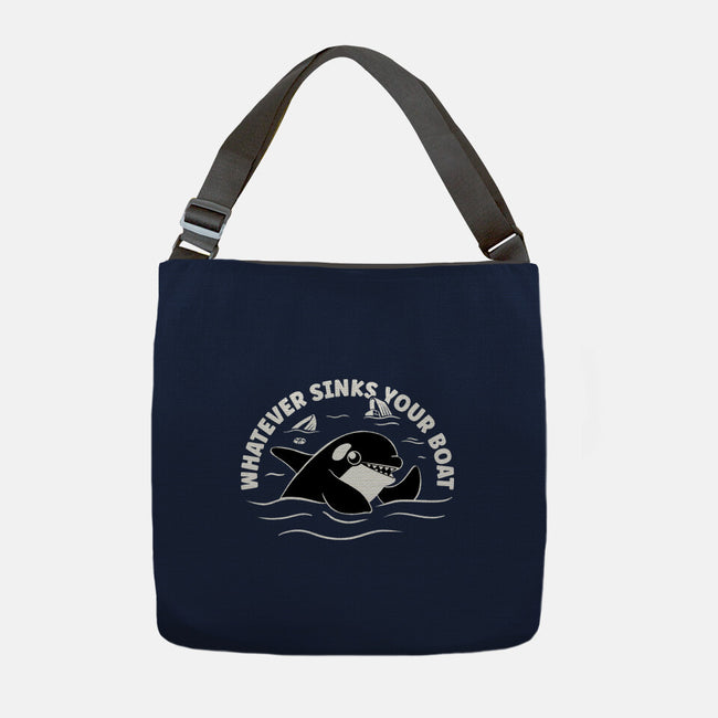 Whatever Sinks Your Boat-None-Adjustable Tote-Bag-Aarons Art Room