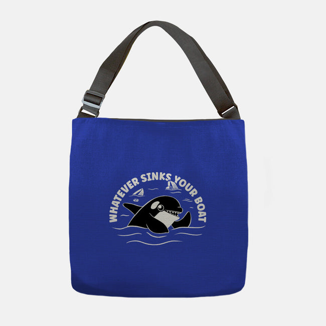 Whatever Sinks Your Boat-None-Adjustable Tote-Bag-Aarons Art Room