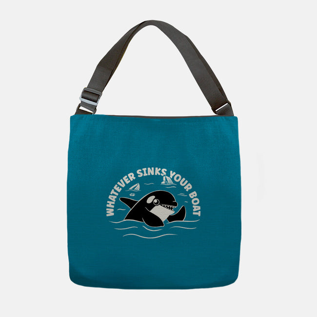 Whatever Sinks Your Boat-None-Adjustable Tote-Bag-Aarons Art Room