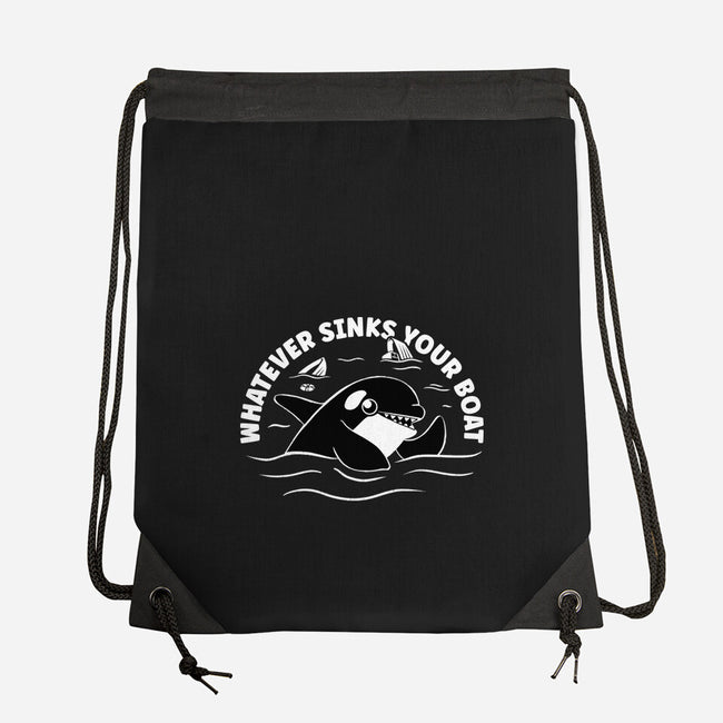 Whatever Sinks Your Boat-None-Drawstring-Bag-Aarons Art Room