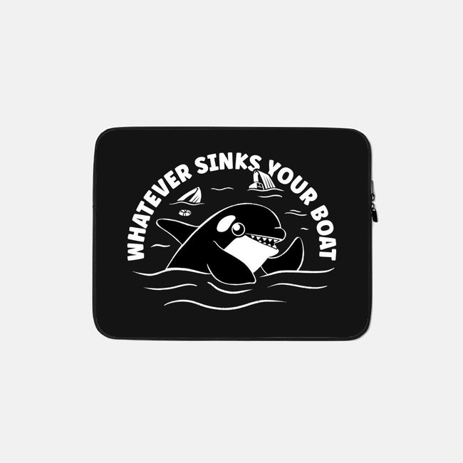 Whatever Sinks Your Boat-None-Zippered-Laptop Sleeve-Aarons Art Room