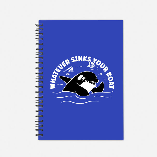 Whatever Sinks Your Boat-None-Dot Grid-Notebook-Aarons Art Room