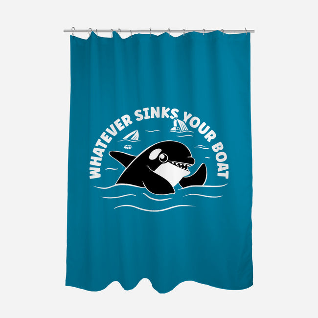 Whatever Sinks Your Boat-None-Polyester-Shower Curtain-Aarons Art Room