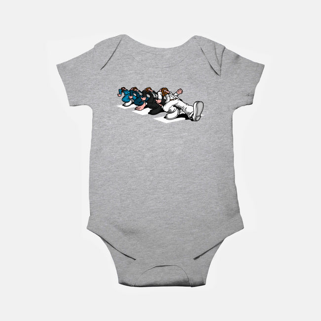 Keep On Crossin-Baby-Basic-Onesie-Raffiti