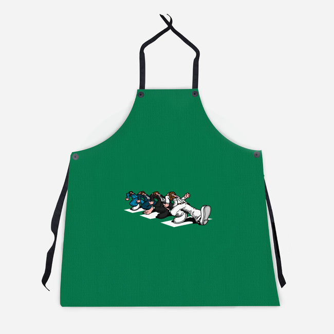 Keep On Crossin-Unisex-Kitchen-Apron-Raffiti