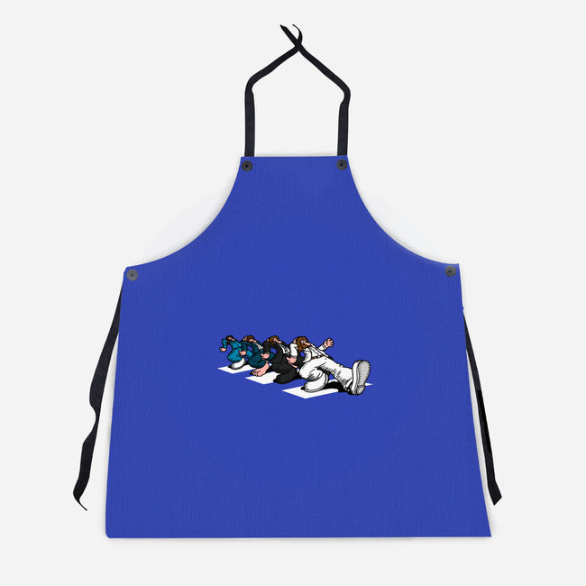 Keep On Crossin-Unisex-Kitchen-Apron-Raffiti