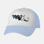 Keep On Crossin-Unisex-Trucker-Hat-Raffiti