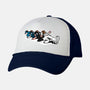 Keep On Crossin-Unisex-Trucker-Hat-Raffiti