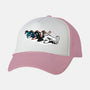 Keep On Crossin-Unisex-Trucker-Hat-Raffiti