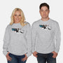 Keep On Crossin-Unisex-Crew Neck-Sweatshirt-Raffiti