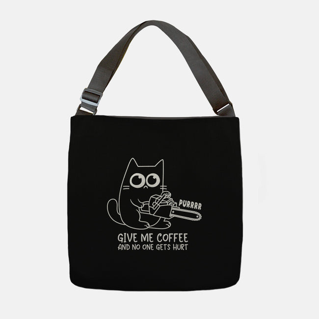 No One Gets Hurt-None-Adjustable Tote-Bag-Xentee