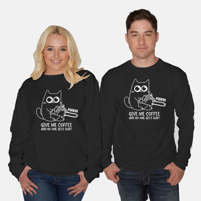 No One Gets Hurt-Unisex-Crew Neck-Sweatshirt-Xentee