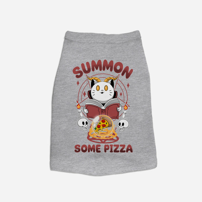 Summon Some Pizza-Cat-Basic-Pet Tank-Tri haryadi