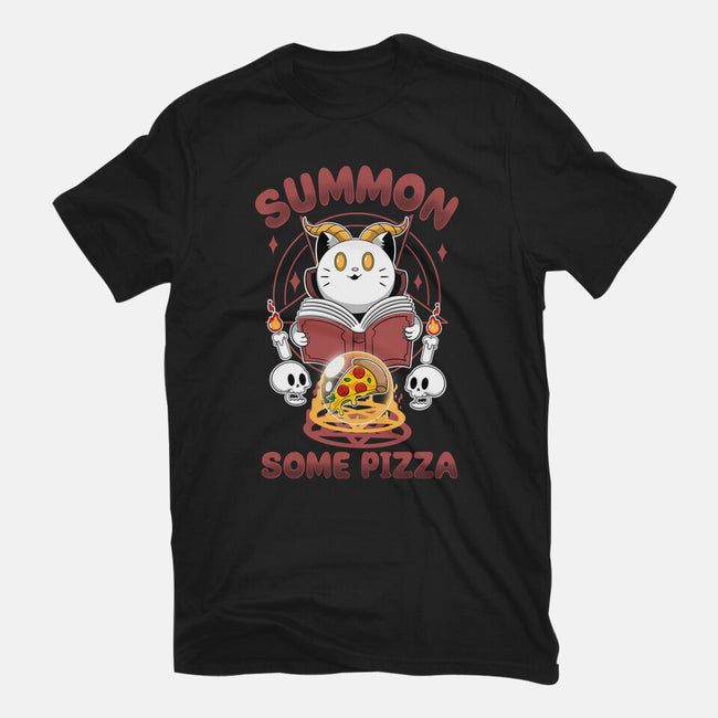 Summon Some Pizza-Womens-Basic-Tee-Tri haryadi