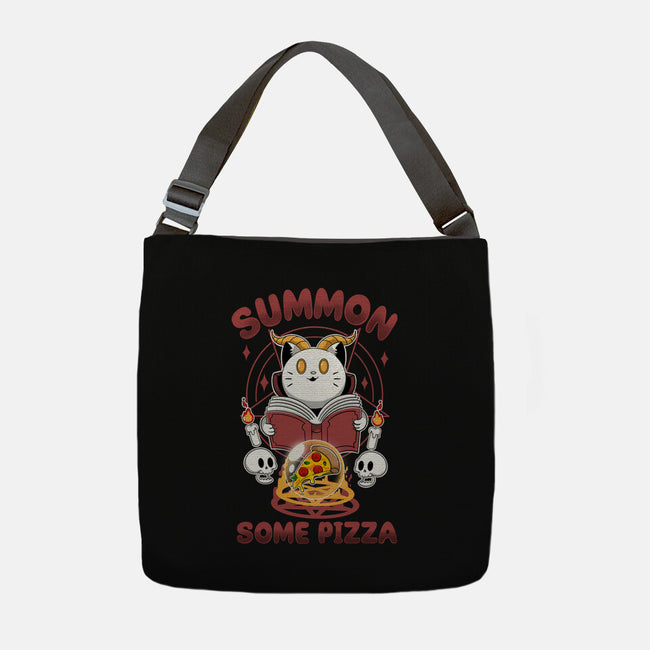 Summon Some Pizza-None-Adjustable Tote-Bag-Tri haryadi