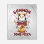 Summon Some Pizza-None-Fleece-Blanket-Tri haryadi