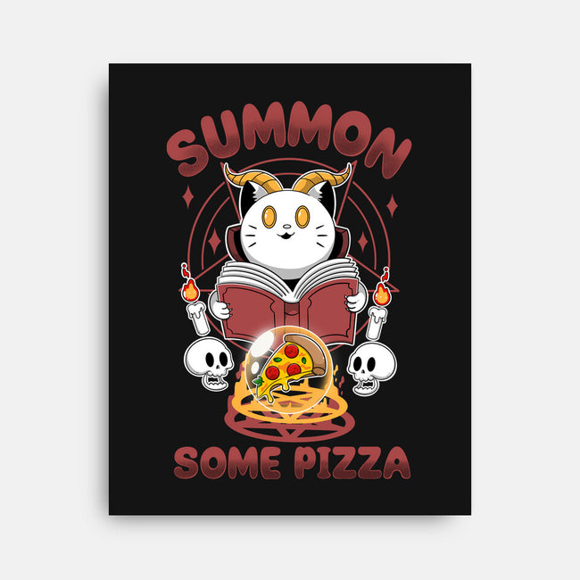 Summon Some Pizza-None-Stretched-Canvas-Tri haryadi