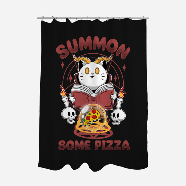 Summon Some Pizza-None-Polyester-Shower Curtain-Tri haryadi