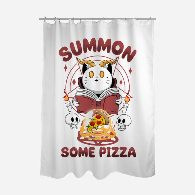 Summon Some Pizza-None-Polyester-Shower Curtain-Tri haryadi