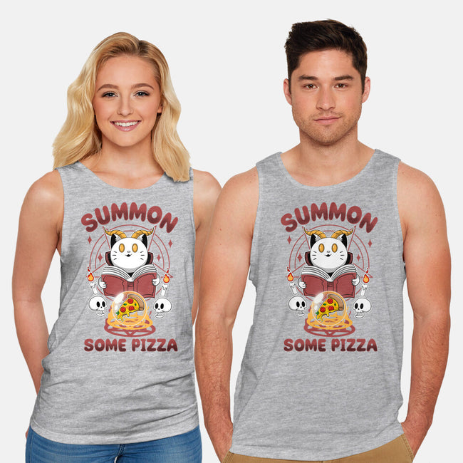 Summon Some Pizza-Unisex-Basic-Tank-Tri haryadi