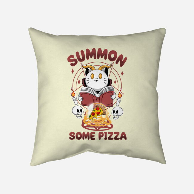 Summon Some Pizza-None-Non-Removable Cover w Insert-Throw Pillow-Tri haryadi