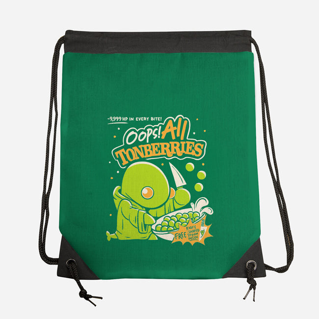 Oops! All Tonberries-None-Drawstring-Bag-Aarons Art Room