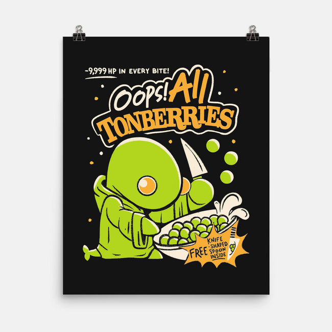 Oops! All Tonberries-None-Matte-Poster-Aarons Art Room