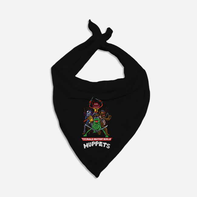 Teenage Mutant Ninja Muppets-Dog-Bandana-Pet Collar-zascanauta