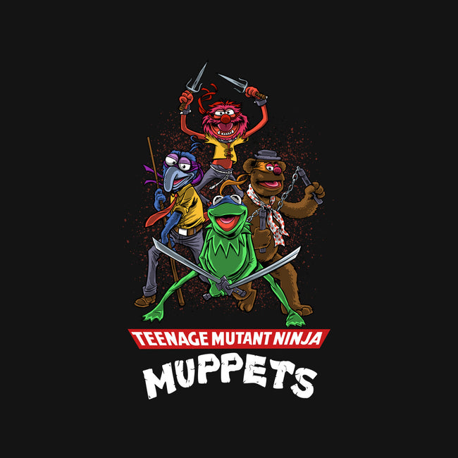 Teenage Mutant Ninja Muppets-Womens-V-Neck-Tee-zascanauta