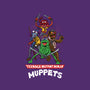 Teenage Mutant Ninja Muppets-Womens-Off Shoulder-Sweatshirt-zascanauta