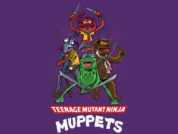 Teenage Mutant Ninja Muppets-None-Water Bottle-Drinkware-zascanauta by  TeeFury