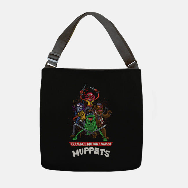 Teenage Mutant Ninja Muppets-None-Adjustable Tote-Bag-zascanauta