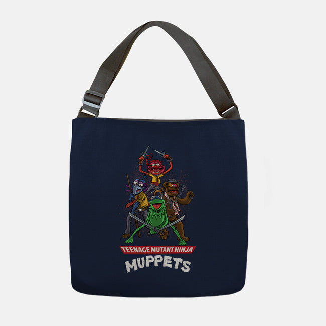 Teenage Mutant Ninja Muppets-None-Adjustable Tote-Bag-zascanauta