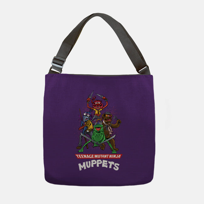 Teenage Mutant Ninja Muppets-None-Adjustable Tote-Bag-zascanauta