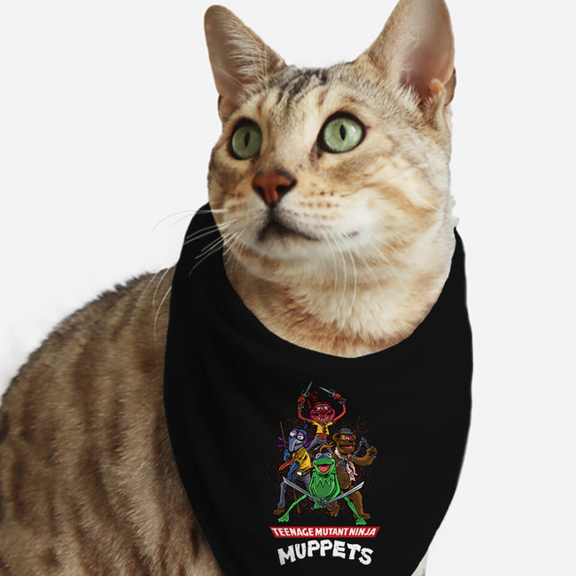 Teenage Mutant Ninja Muppets-Cat-Bandana-Pet Collar-zascanauta