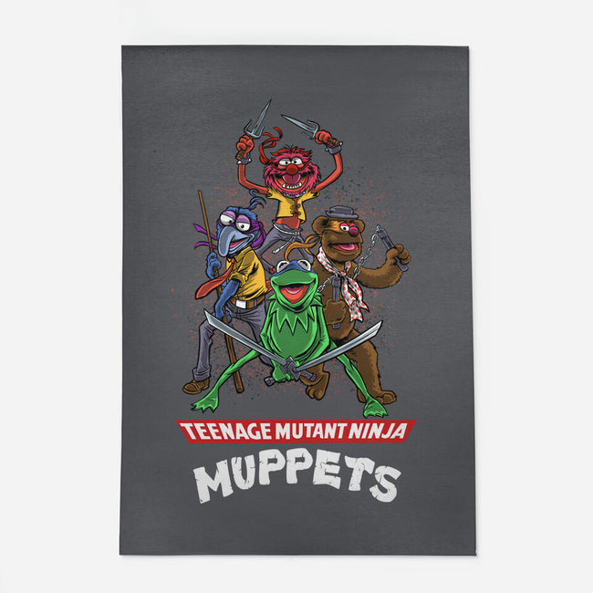 Teenage Mutant Ninja Muppets-None-Outdoor-Rug-zascanauta