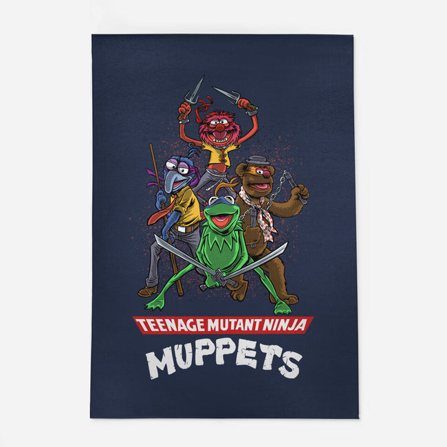 Teenage Mutant Ninja Muppets-None-Outdoor-Rug-zascanauta