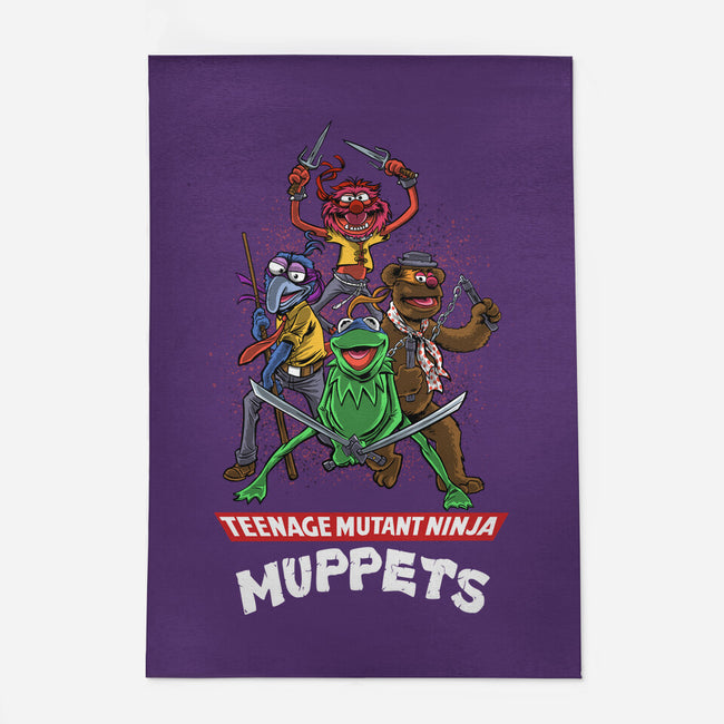 Teenage Mutant Ninja Muppets-None-Outdoor-Rug-zascanauta