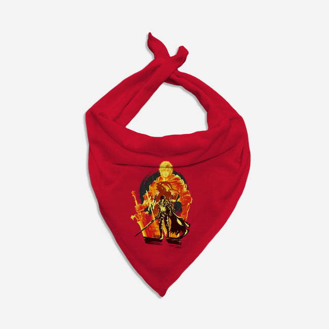 Shield Of Rosaria-Dog-Bandana-Pet Collar-hypertwenty