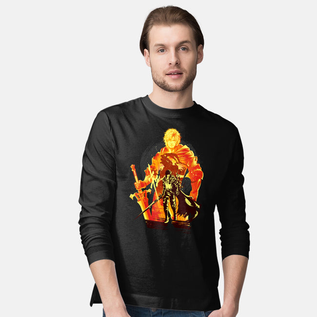 Shield Of Rosaria-Mens-Long Sleeved-Tee-hypertwenty