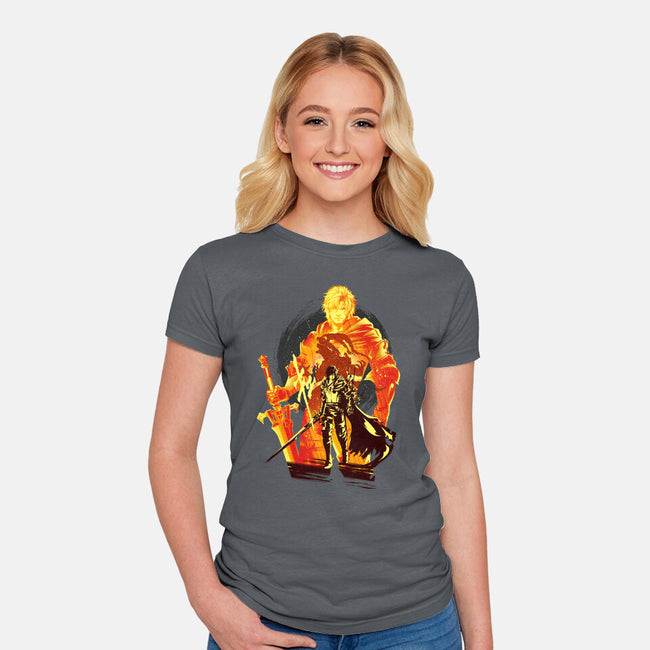 Shield Of Rosaria-Womens-Fitted-Tee-hypertwenty