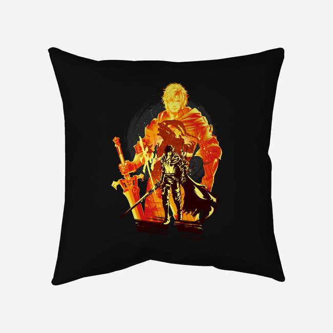 Shield Of Rosaria-None-Non-Removable Cover w Insert-Throw Pillow-hypertwenty