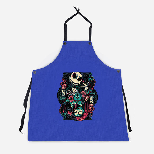 Nightmare Duo-Unisex-Kitchen-Apron-momma_gorilla