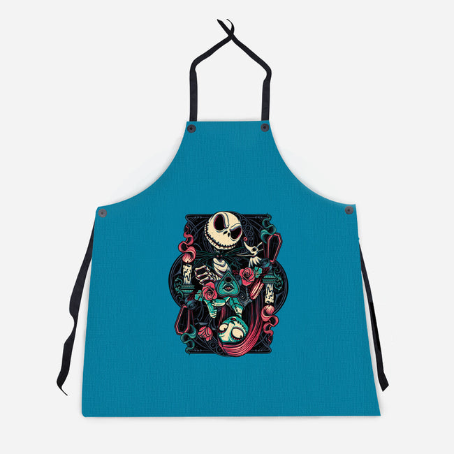 Nightmare Duo-Unisex-Kitchen-Apron-momma_gorilla