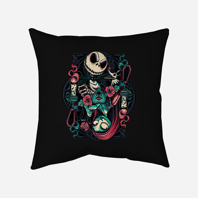 Nightmare Duo-None-Removable Cover-Throw Pillow-momma_gorilla