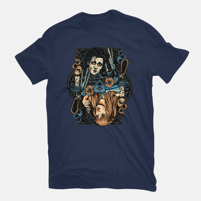 Scissorhands Duo-Mens-Heavyweight-Tee-momma_gorilla