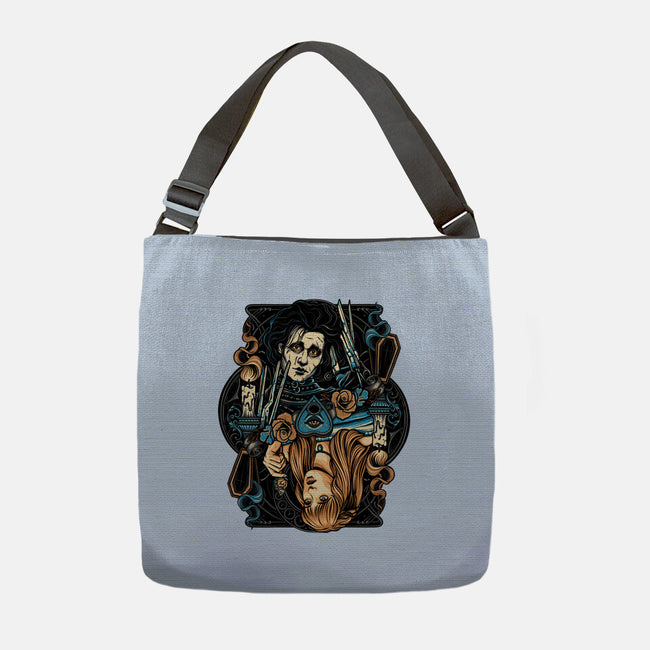 Scissorhands Duo-None-Adjustable Tote-Bag-momma_gorilla