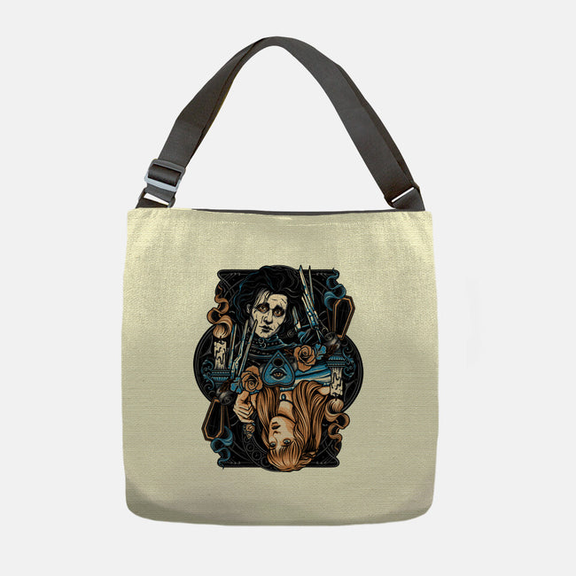 Scissorhands Duo-None-Adjustable Tote-Bag-momma_gorilla