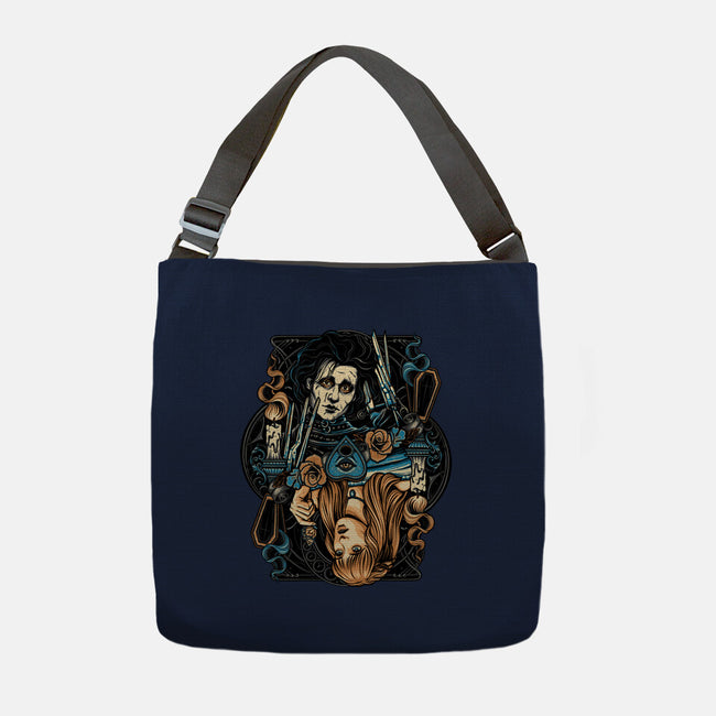 Scissorhands Duo-None-Adjustable Tote-Bag-momma_gorilla