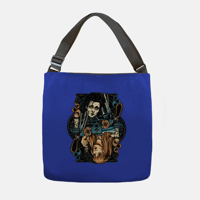 Scissorhands Duo-None-Adjustable Tote-Bag-momma_gorilla